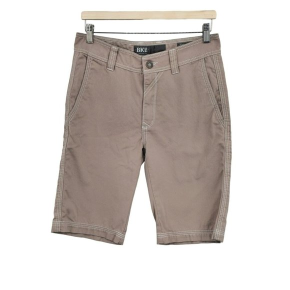 BKE Buckle Standard Fit Men's Sz 29 Tan Durant Shorts 11.5" Inseam Slash Pockets - Picture 1 of 13